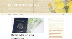 Desktop Screenshot of lalettremensuelle.fr